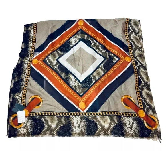 Do Everything In Love Designer Chain Print Kimono Duster One Size Old Money - Picture 8 of 8